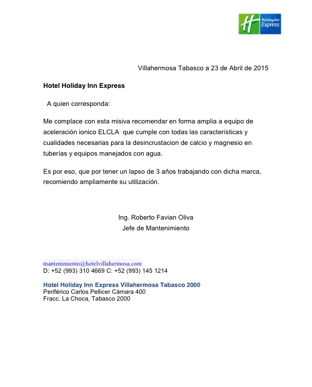 CARTA HOLIDAY INN EXPRESS